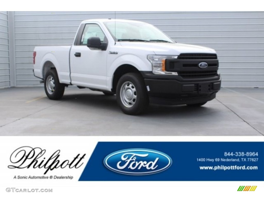 2018 F150 XL Regular Cab - Oxford White / Earth Gray photo #1