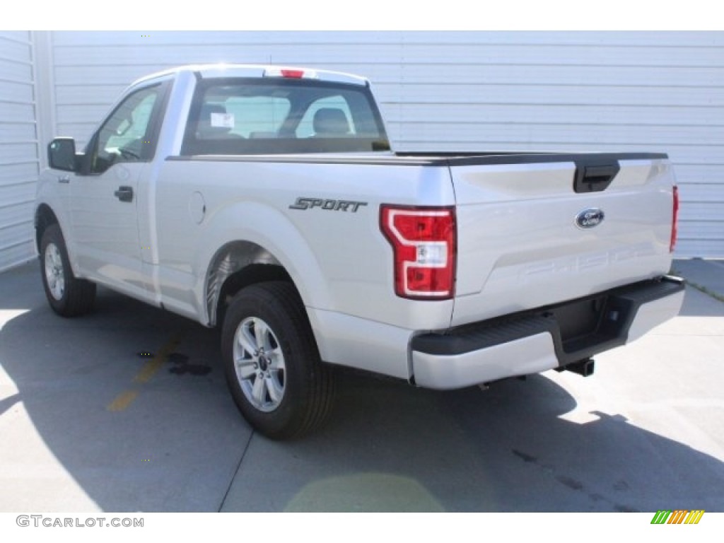 2018 F150 XL Regular Cab - Ingot Silver / Earth Gray photo #8