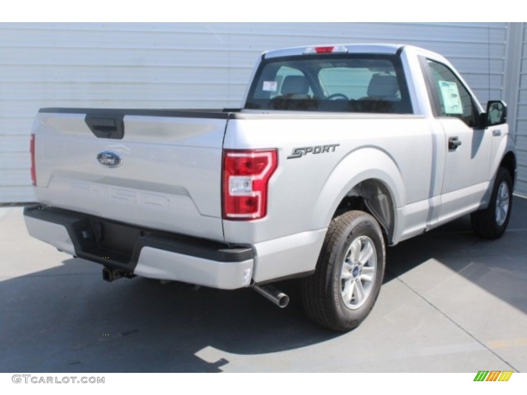 2018 F150 XL Regular Cab - Ingot Silver / Earth Gray photo #10