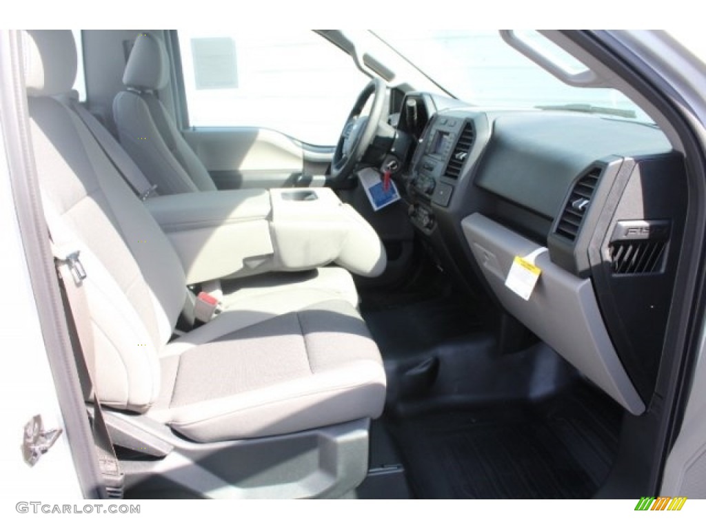 2018 F150 XL Regular Cab - Ingot Silver / Earth Gray photo #25
