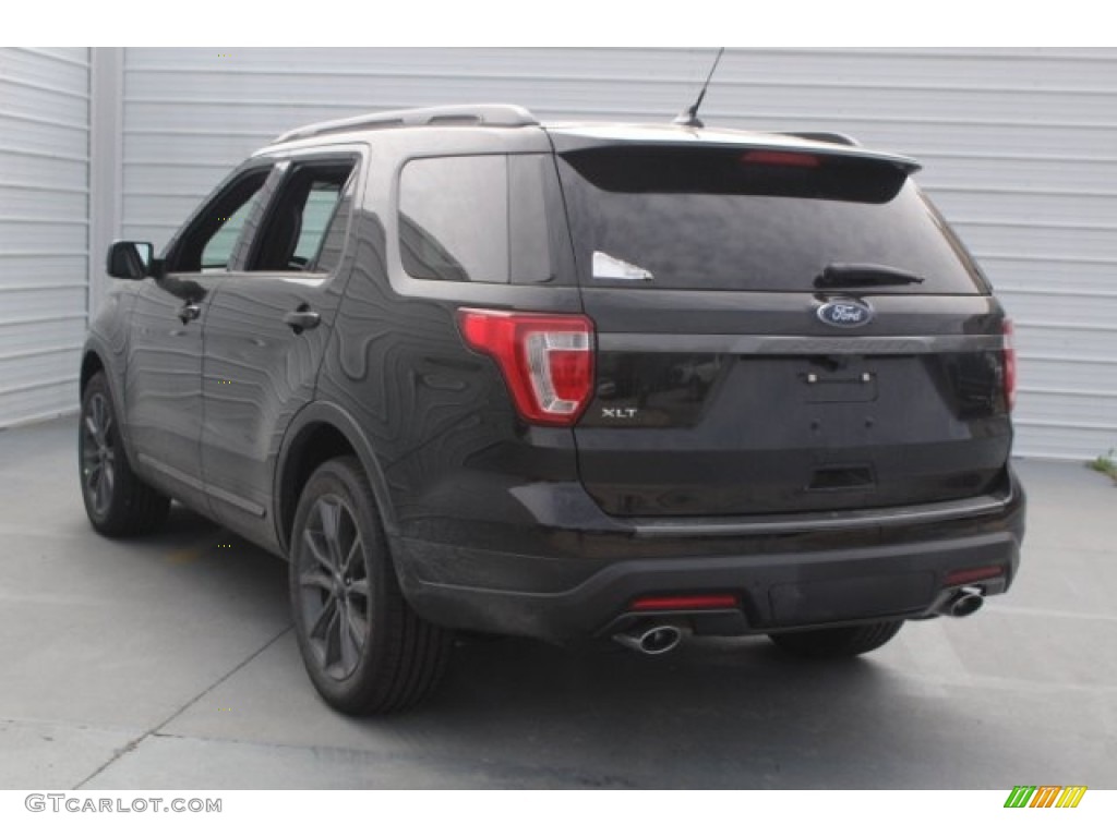 2018 Explorer XLT - Shadow Black / Ebony Black photo #6