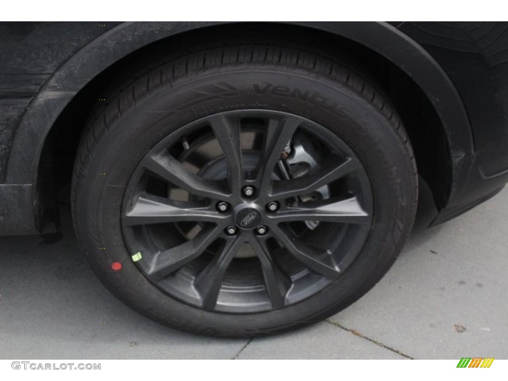 2018 Explorer XLT - Shadow Black / Ebony Black photo #10