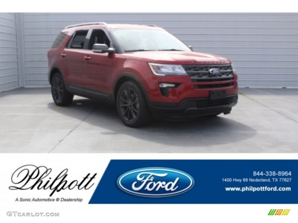 Ruby Red Ford Explorer