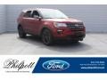 2018 Ruby Red Ford Explorer XLT  photo #1