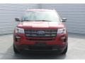 2018 Ruby Red Ford Explorer XLT  photo #2
