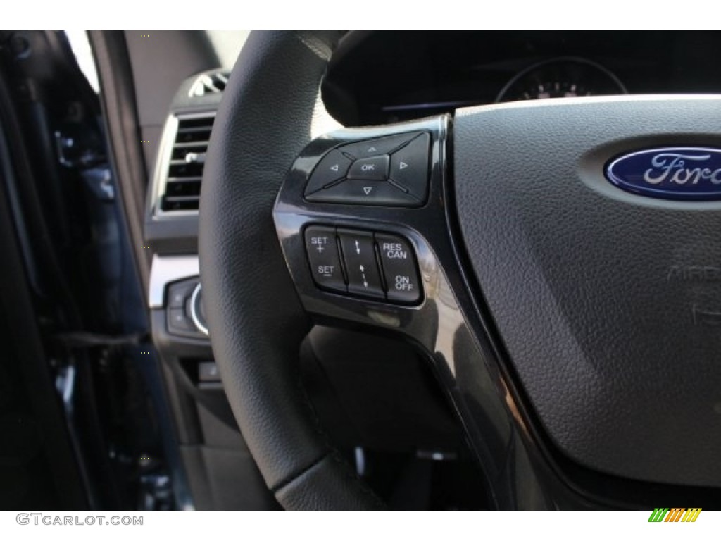 2018 Explorer XLT - Blue Metallic / Ebony Black photo #19
