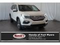 2018 White Diamond Pearl Honda Pilot EX  photo #1