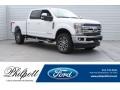 2018 Oxford White Ford F250 Super Duty Lariat Crew Cab 4x4  photo #1