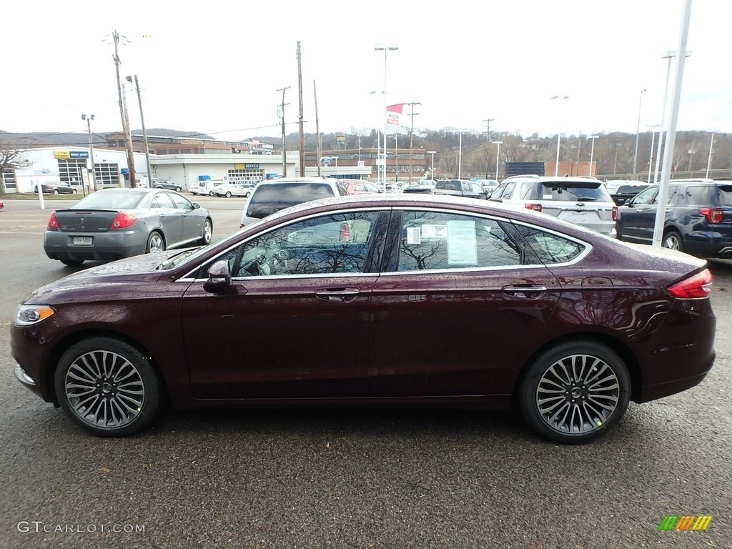 2018 Fusion SE - Burgundy Velvet / Ebony photo #6