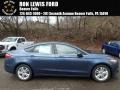 2018 Blue Metallic Ford Fusion SE  photo #1