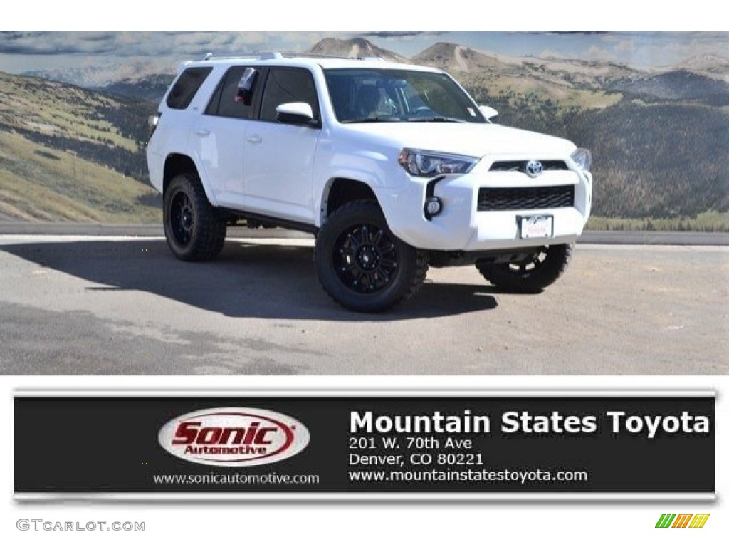 Super White Toyota 4Runner