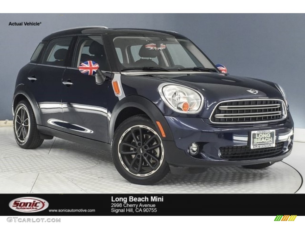 2015 Countryman Cooper - Cosmic Blue Metallic / Carbon Black photo #1