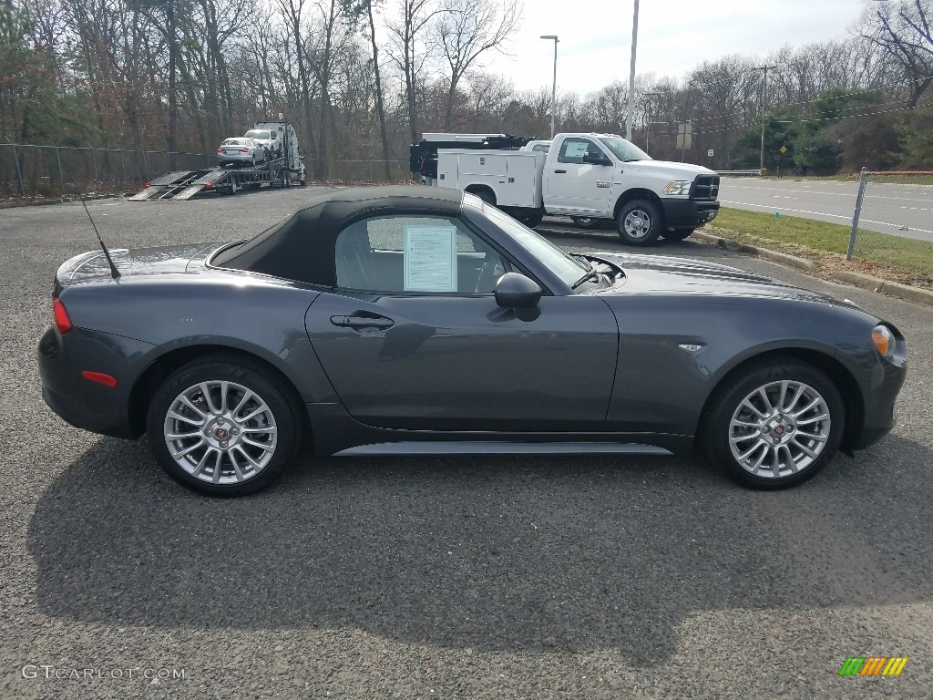 2017 124 Spider Classica Roadster - Grigio Moda Meteor Grey / Nero/Rosso Black/Red photo #8