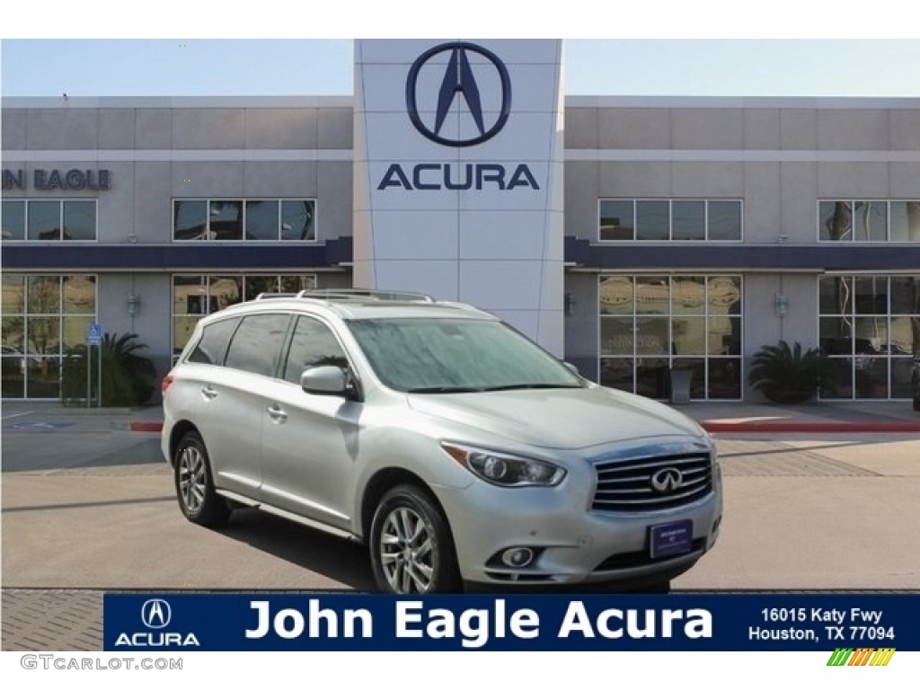2014 QX60 3.5 AWD - Glacial Silver / Graphite photo #1