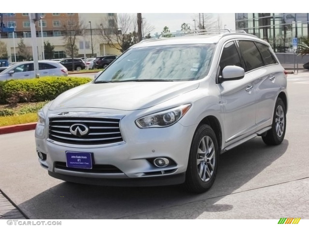 2014 QX60 3.5 AWD - Glacial Silver / Graphite photo #3