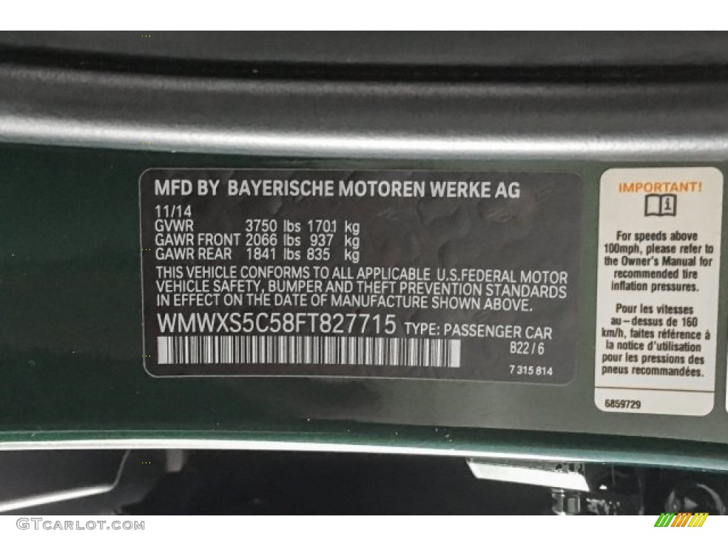 2015 Cooper Hardtop 4 Door - British Racing Green II Metallic / Carbon Black photo #19