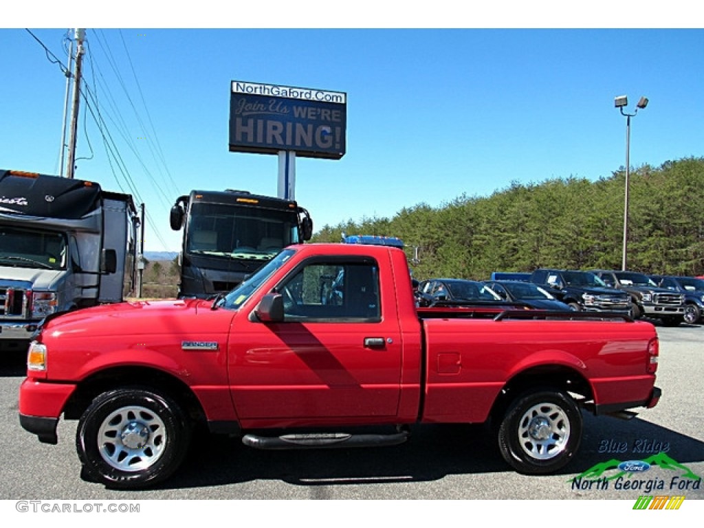 2011 Ranger XL Regular Cab - Torch Red / Medium Dark Flint photo #2