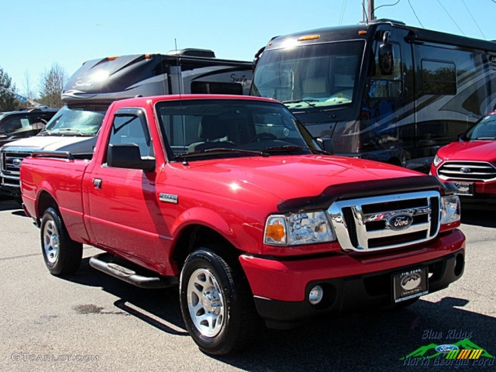 2011 Ranger XL Regular Cab - Torch Red / Medium Dark Flint photo #7