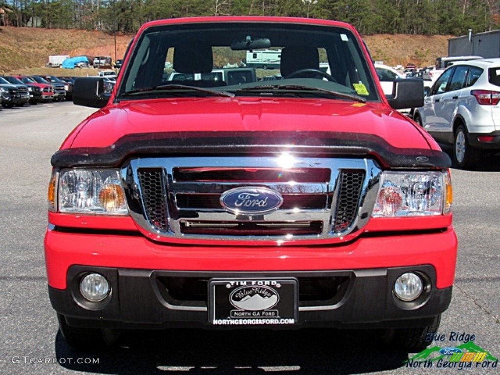 2011 Ranger XL Regular Cab - Torch Red / Medium Dark Flint photo #8