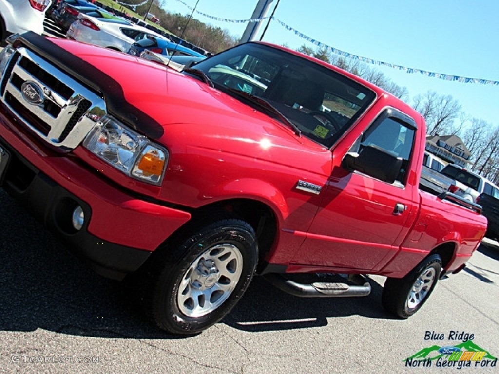 2011 Ranger XL Regular Cab - Torch Red / Medium Dark Flint photo #25