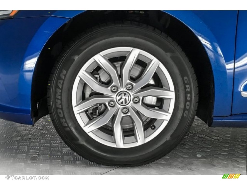 2016 Passat S Sedan - Reef Blue Metallic / Titan Black photo #8