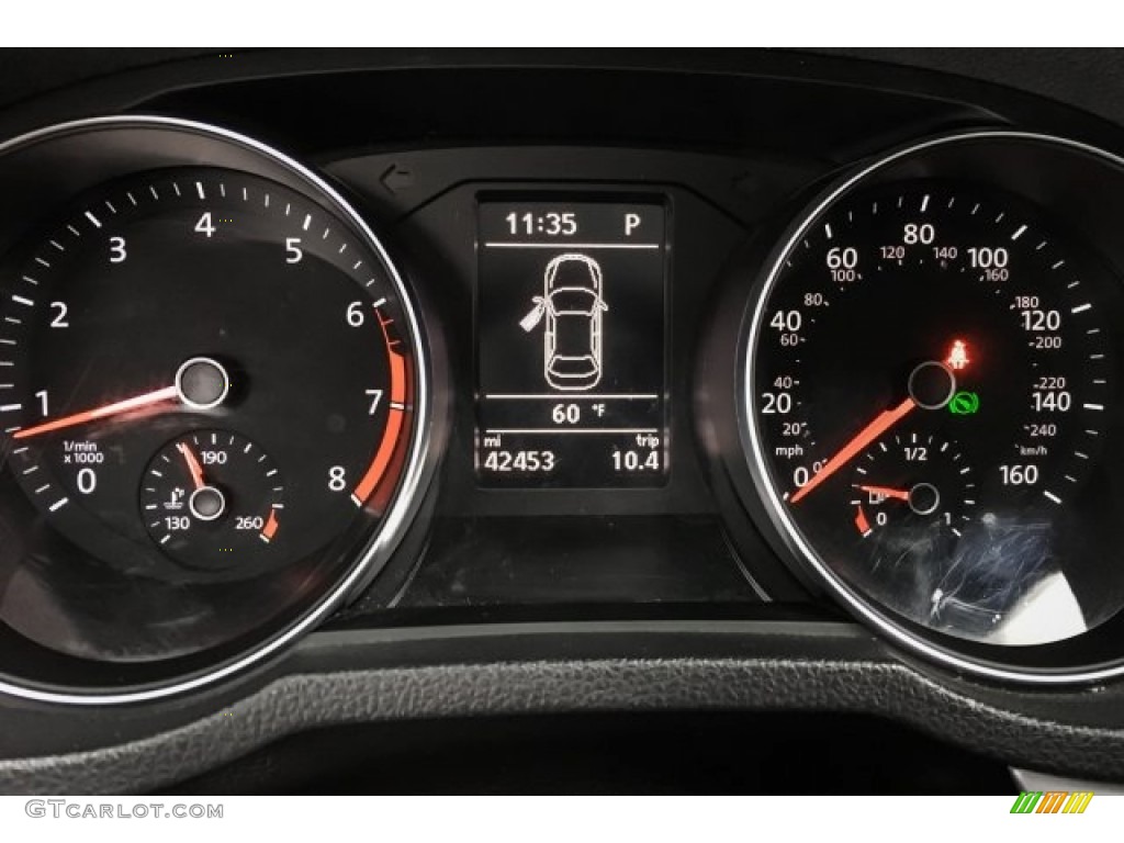 2016 Passat S Sedan - Reef Blue Metallic / Titan Black photo #18