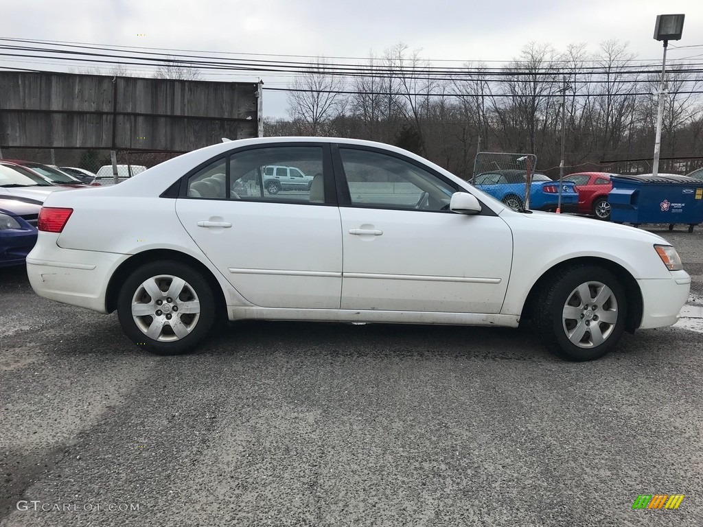 2010 Sonata GLS - Pearl White / Camel photo #2