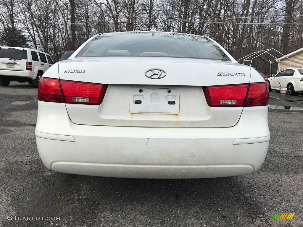 2010 Sonata GLS - Pearl White / Camel photo #4