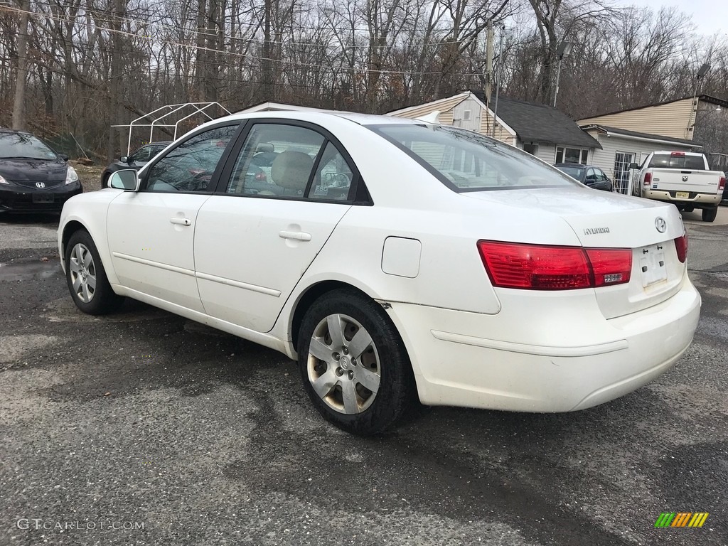 2010 Sonata GLS - Pearl White / Camel photo #5