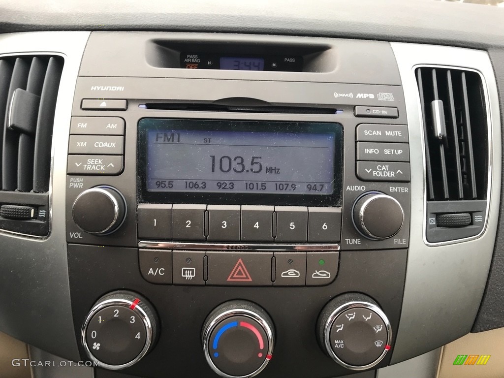2010 Sonata GLS - Pearl White / Camel photo #11