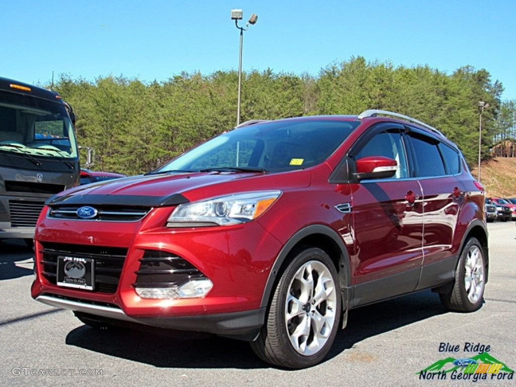 2015 Escape Titanium 4WD - Sunset Metallic / Medium Light Stone photo #1