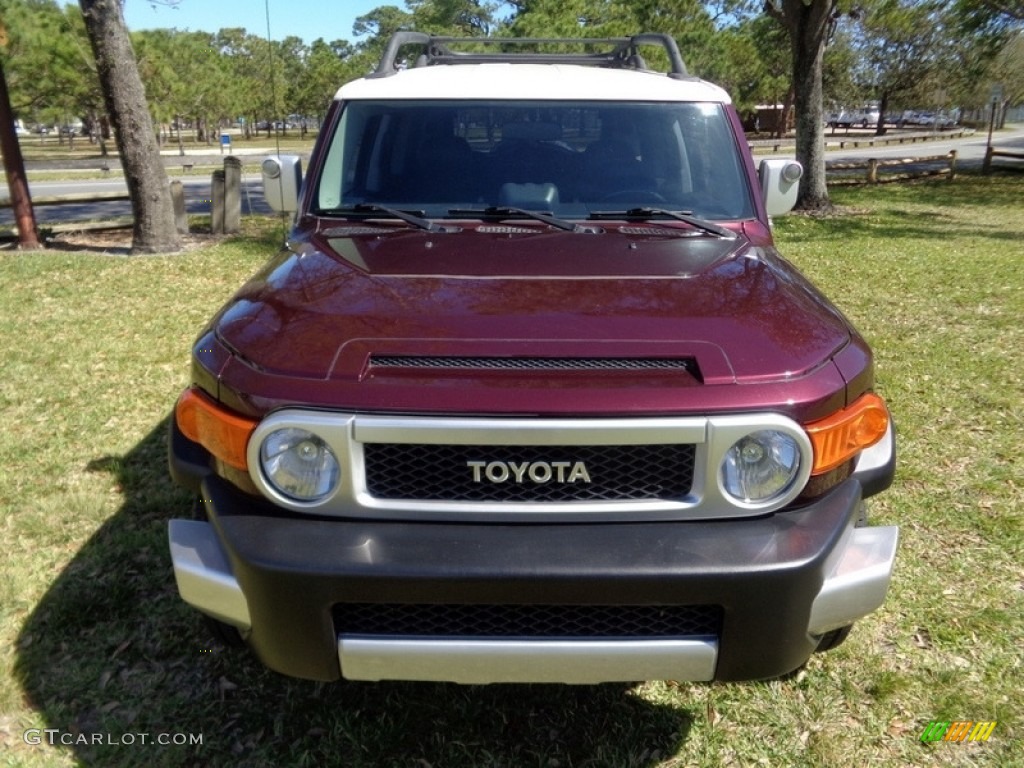 2007 FJ Cruiser  - Black Cherry Pearl / Dark Charcoal photo #15