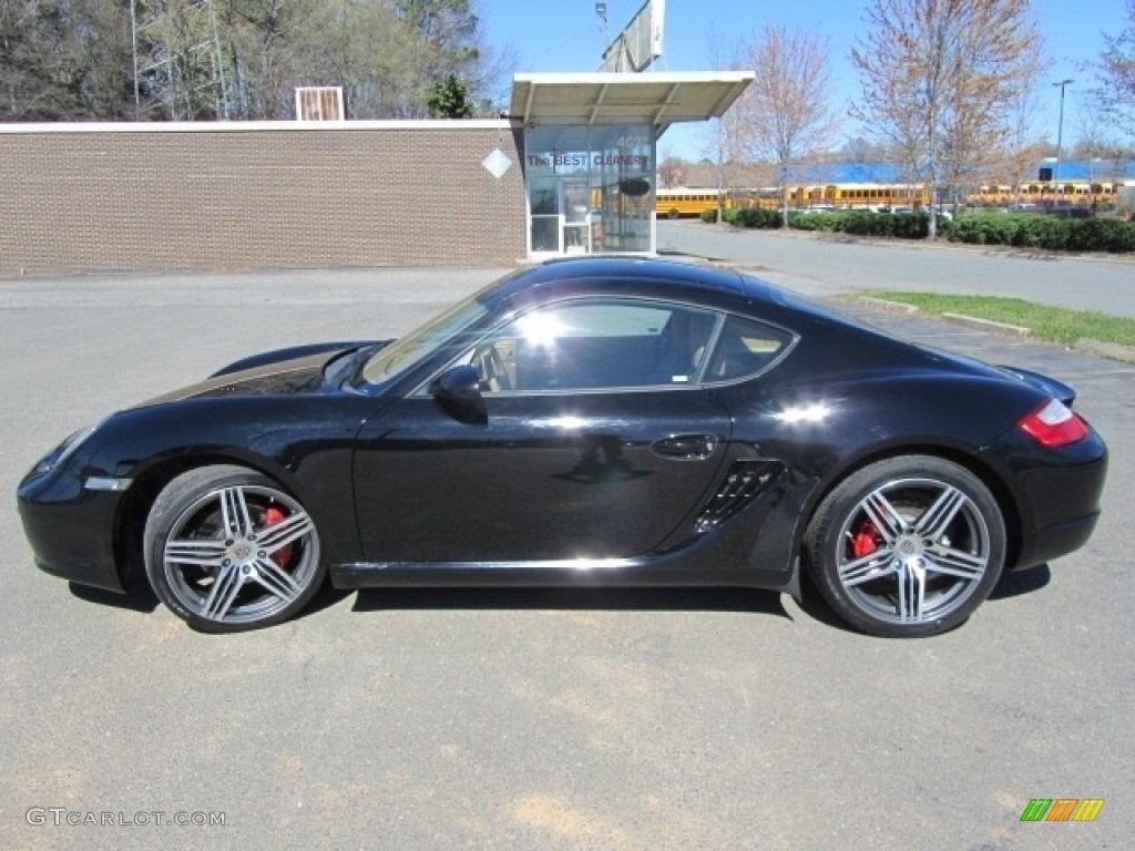 2007 Cayman S - Black / Sand Beige photo #7