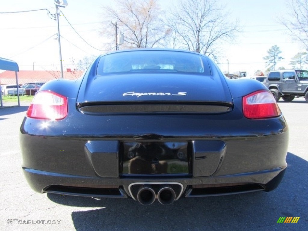 2007 Cayman S - Black / Sand Beige photo #9