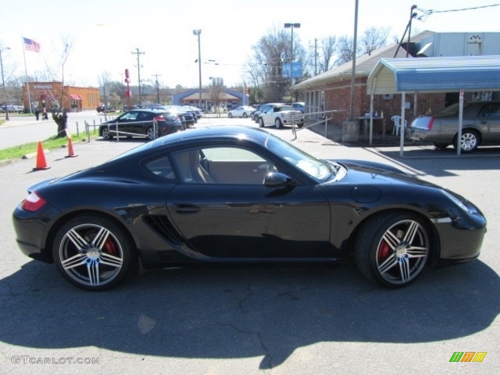2007 Cayman S - Black / Sand Beige photo #11
