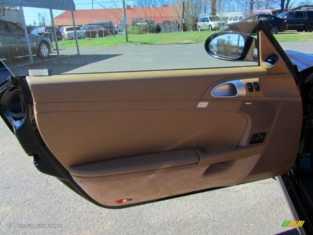 2007 Cayman S - Black / Sand Beige photo #16