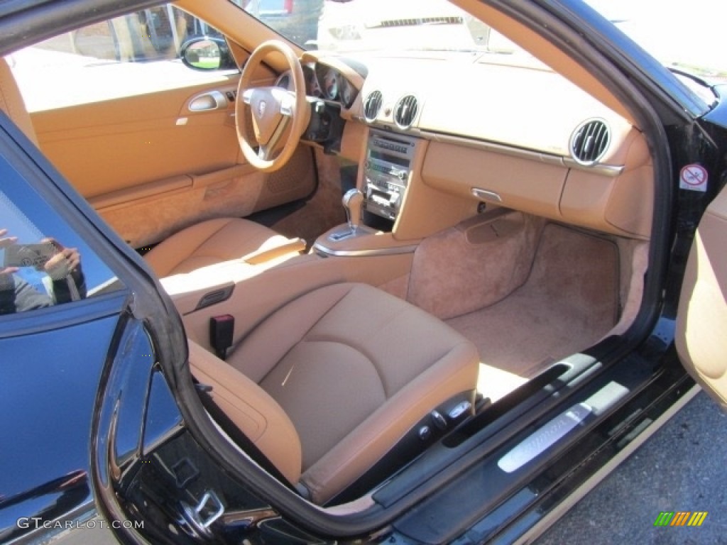 2007 Cayman S - Black / Sand Beige photo #21