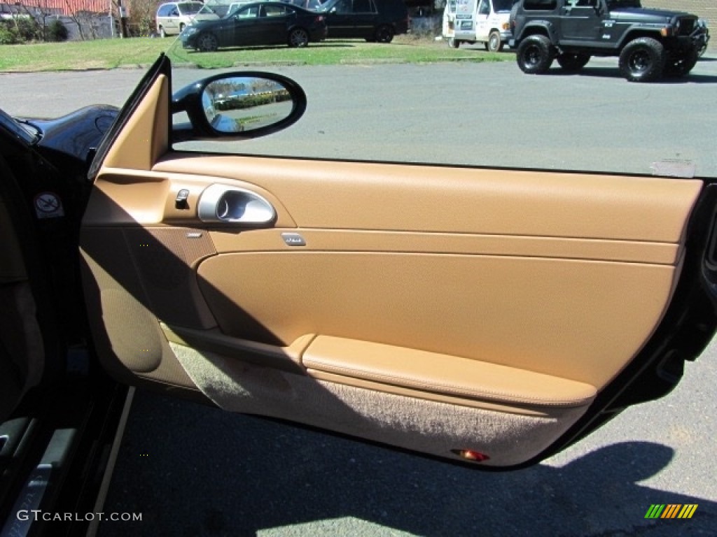2007 Cayman S - Black / Sand Beige photo #22