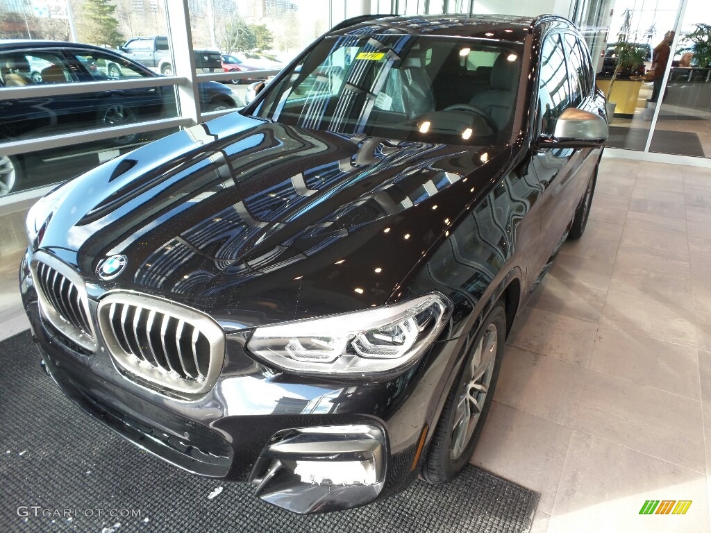 2018 X3 M40i - Black Sapphire Metallic / Black photo #3