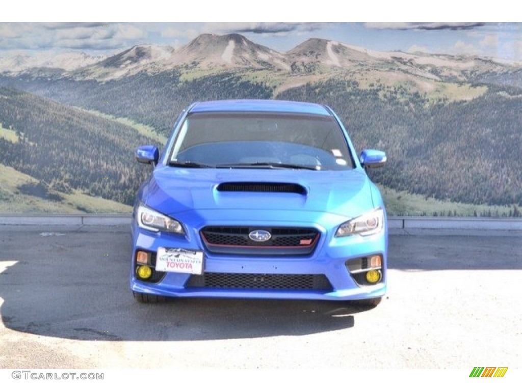2016 WRX STI - WR Blue Pearl / Carbon Black photo #4