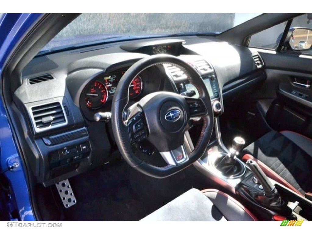 2016 WRX STI - WR Blue Pearl / Carbon Black photo #9