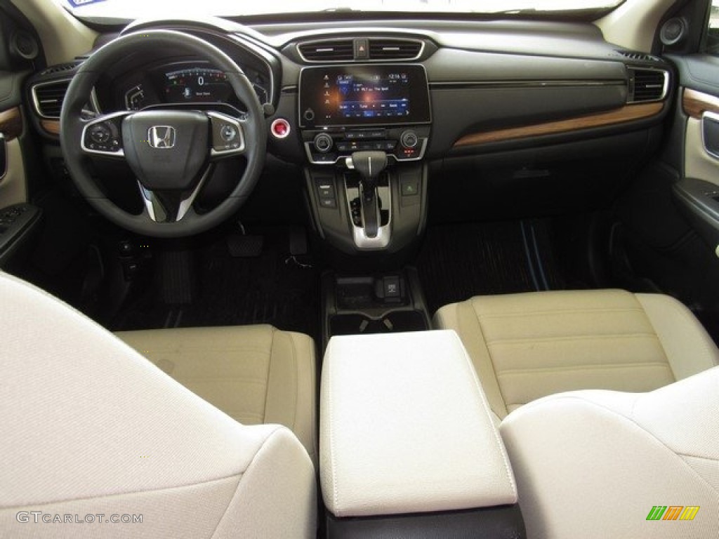 2017 CR-V EX AWD - White Diamond Pearl / Ivory photo #4