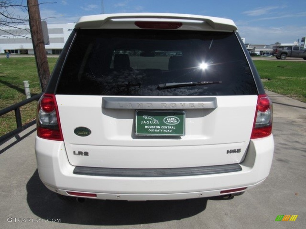 2009 LR2 HSE - Alaska White / Ebony Black photo #8