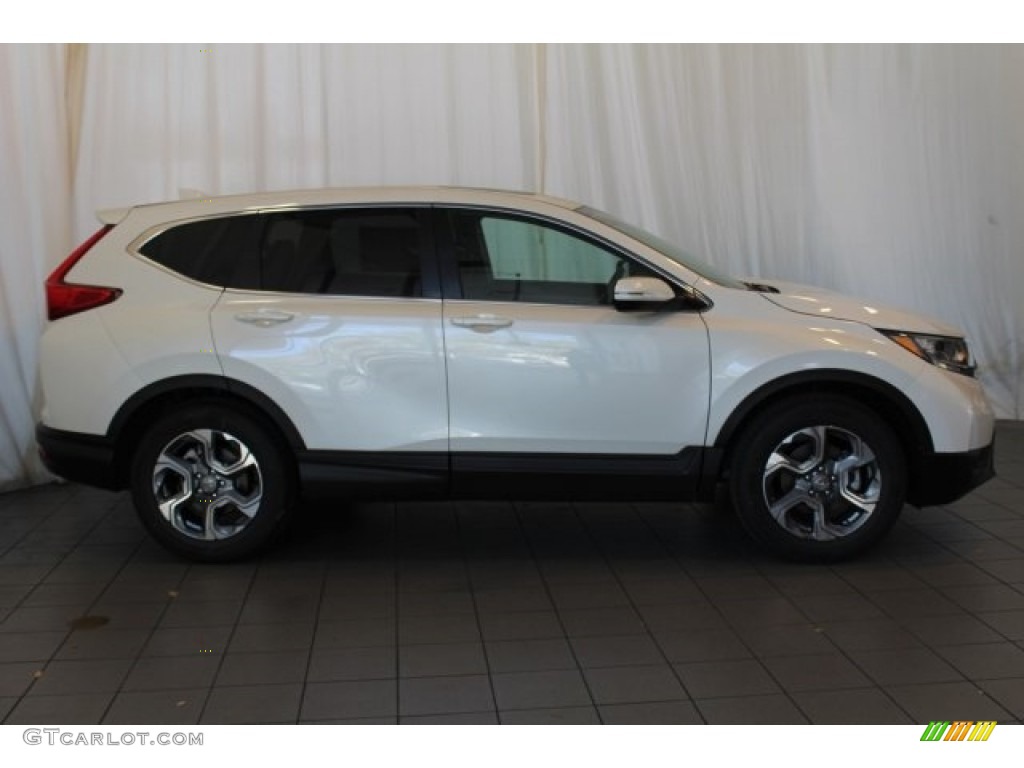 2018 CR-V EX - White Diamond Pearl / Black photo #2