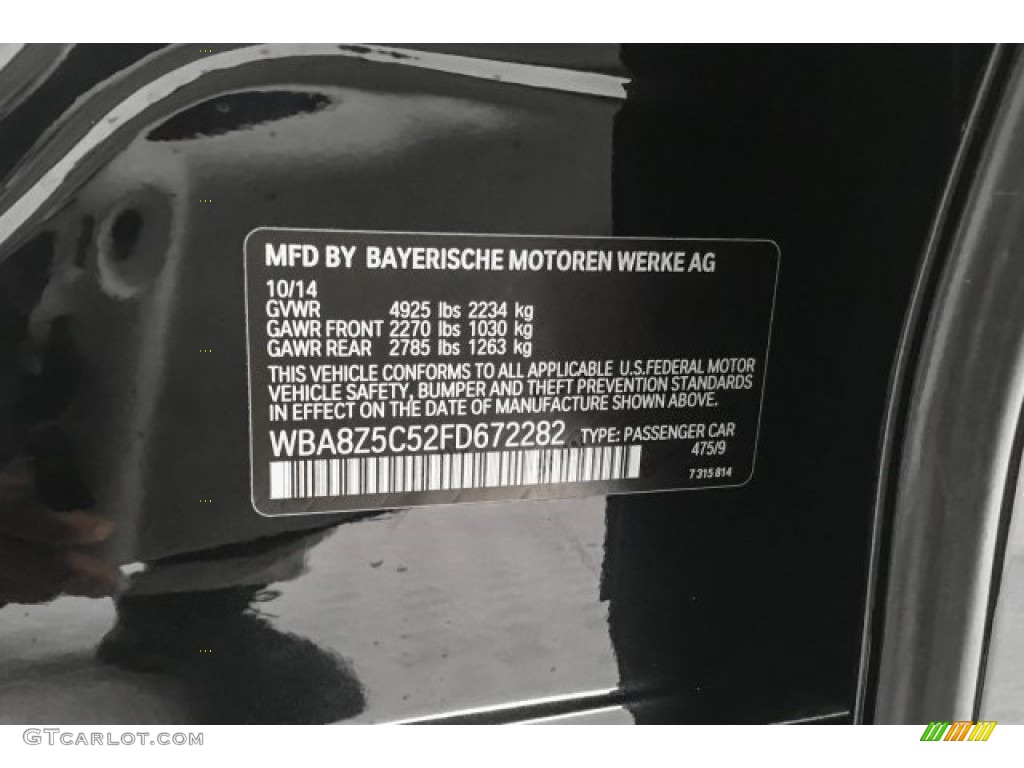 2015 3 Series 328i xDrive Gran Turismo - Black Sapphire Metallic / Black photo #22