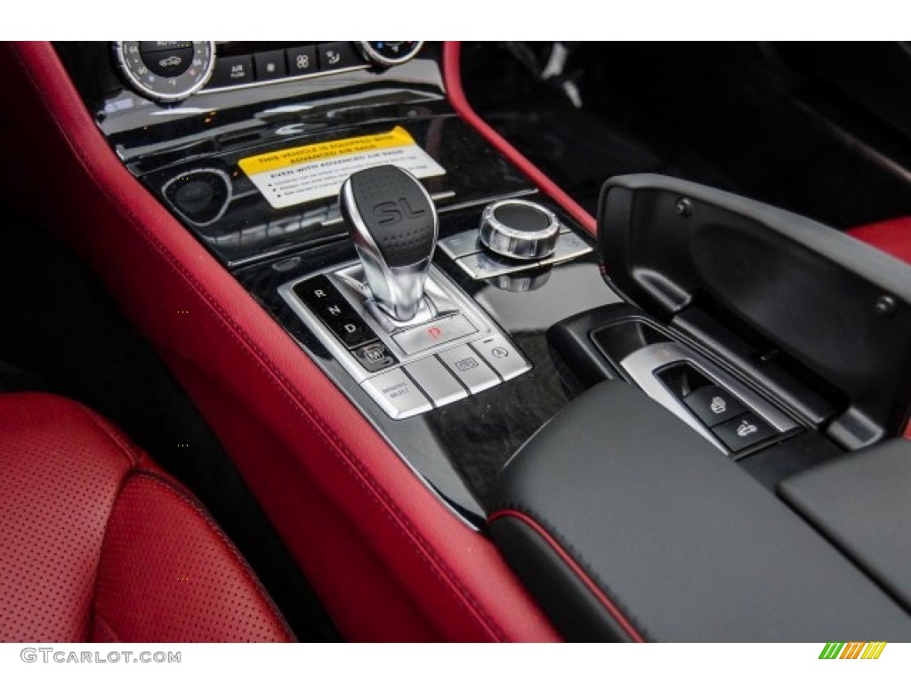 2018 SL 550 Roadster - Obsidian Black Metallic / Bengal Red/Black photo #7