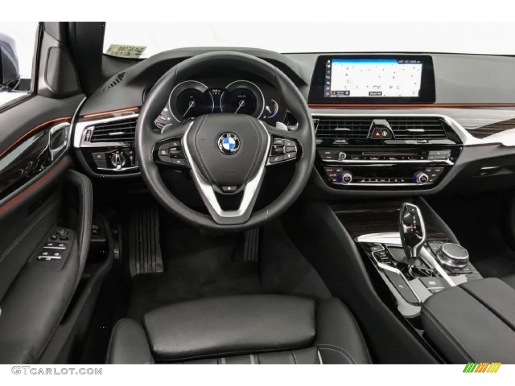 2018 5 Series 530i Sedan - Bluestone Metallic / Black photo #4