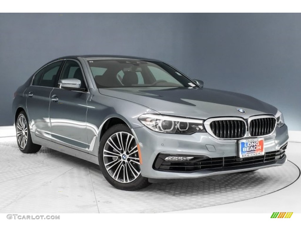 2018 5 Series 530i Sedan - Bluestone Metallic / Black photo #12