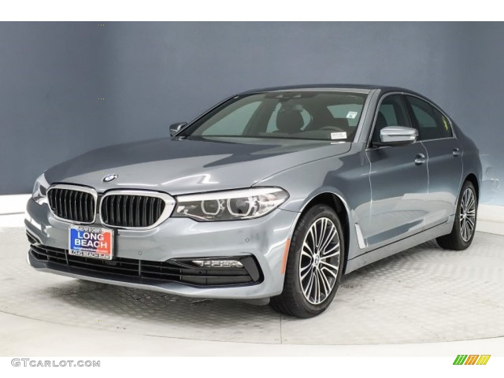 2018 5 Series 530i Sedan - Bluestone Metallic / Black photo #13