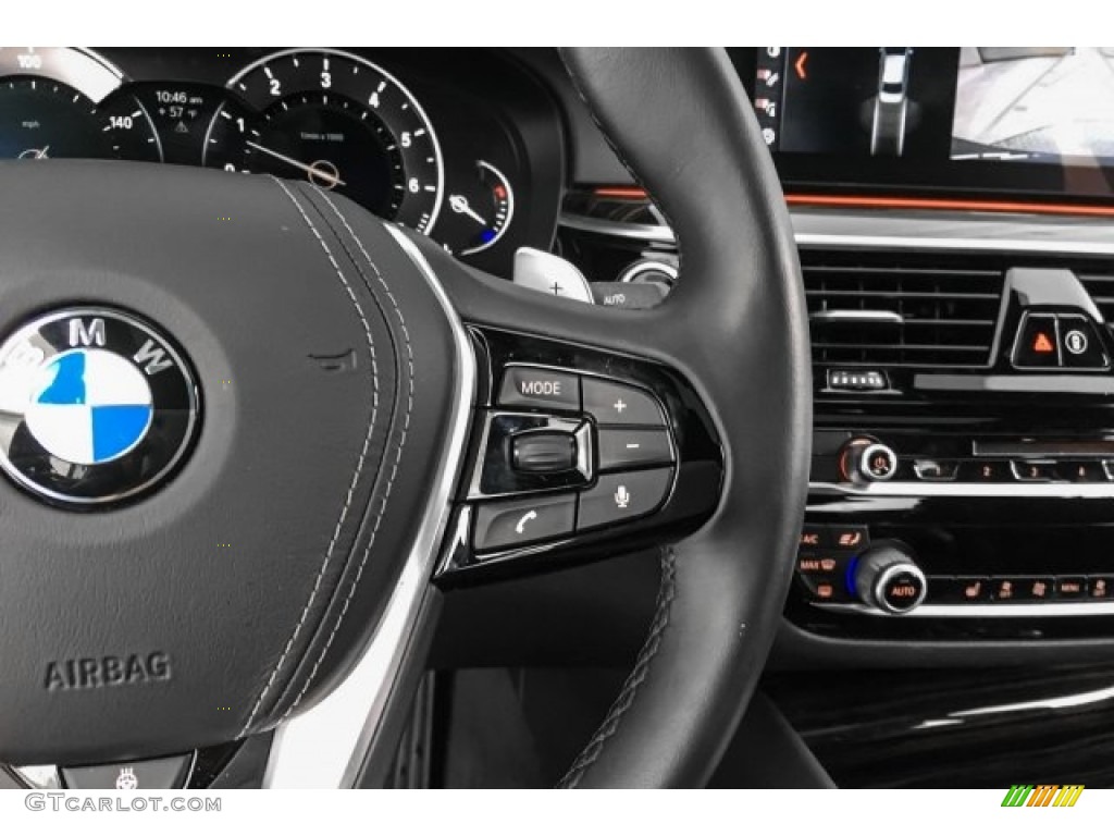 2018 5 Series 530i Sedan - Bluestone Metallic / Black photo #16